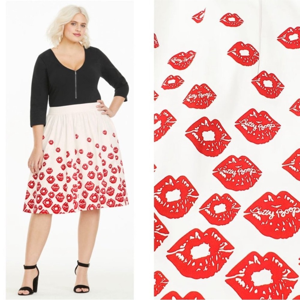 Betty Boop cotton skirt
